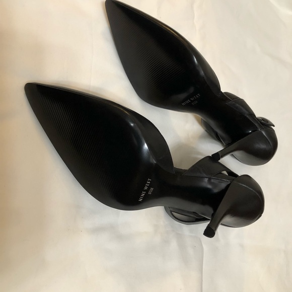 Nine West black heels- Size 9 1/2 - Picture 5 of 10